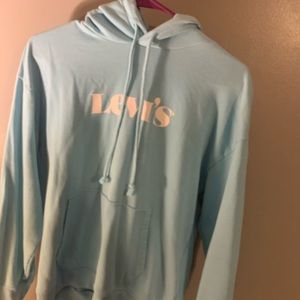 Women’s Levi baby blue hoodie new